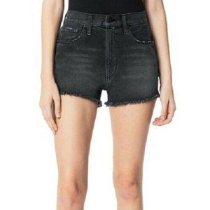Joe's Black High Rise Cutoff Shorts Raw Hem